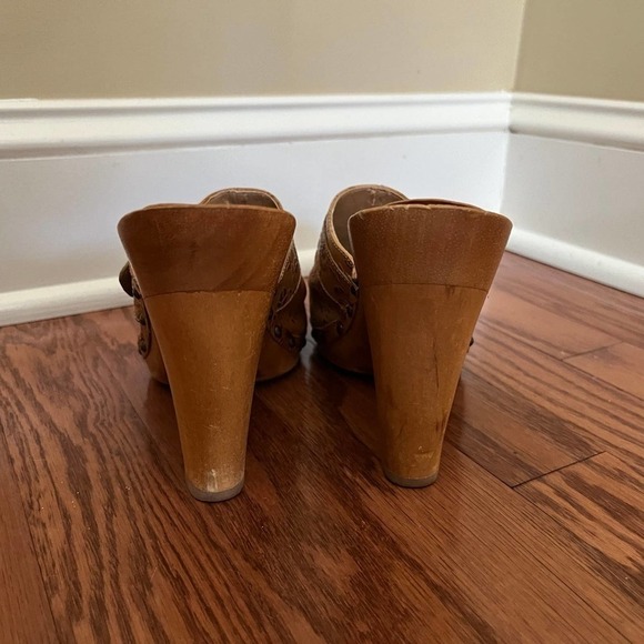 BCBG Leather Clog Heels - Picture 5 of 6